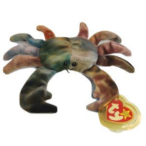 1996 Vintage TY Beanie Babies Claude the Crab